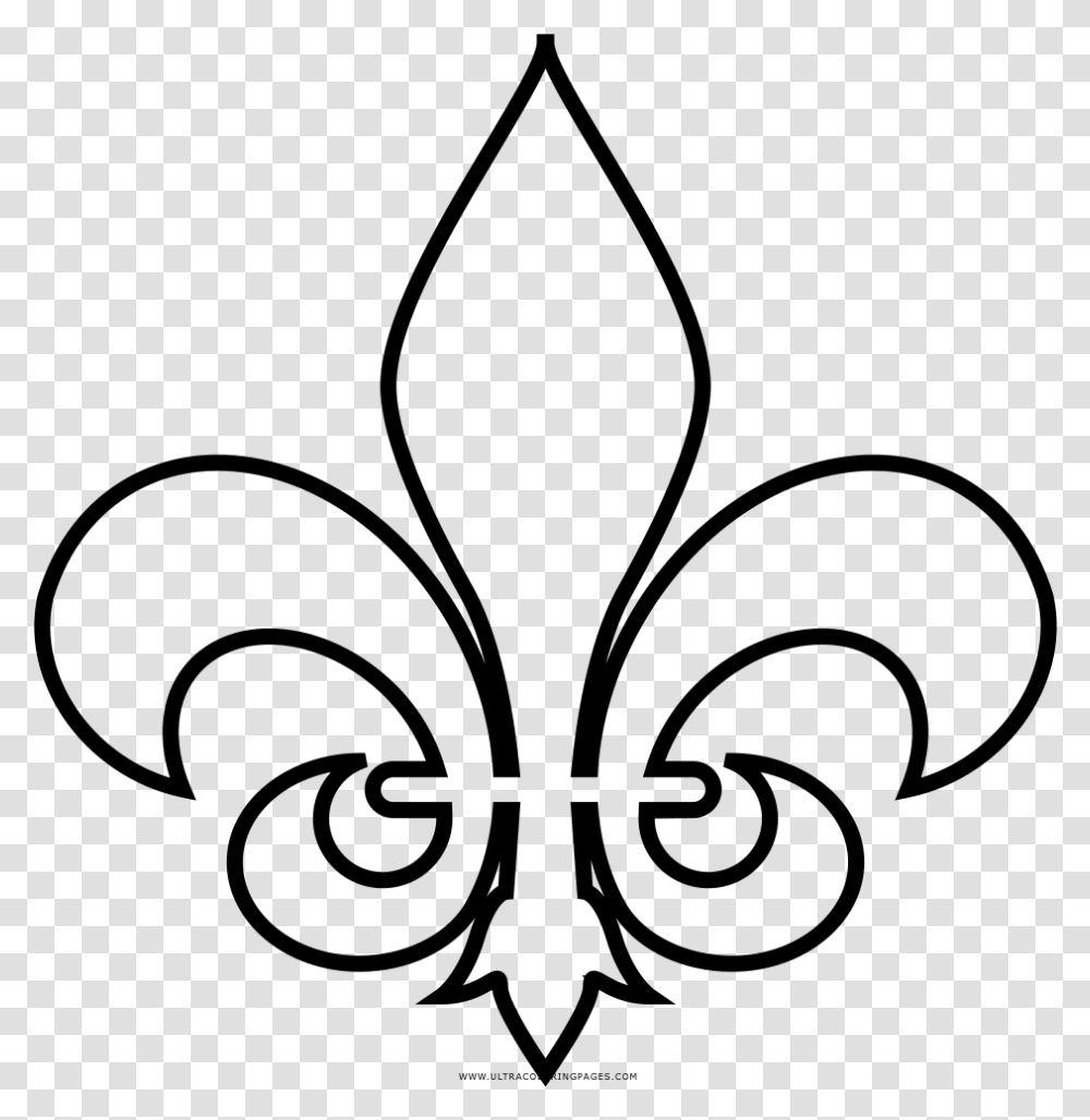 Fleur De Lis Coloring, Gray, World Of Warcraft Transparent Png