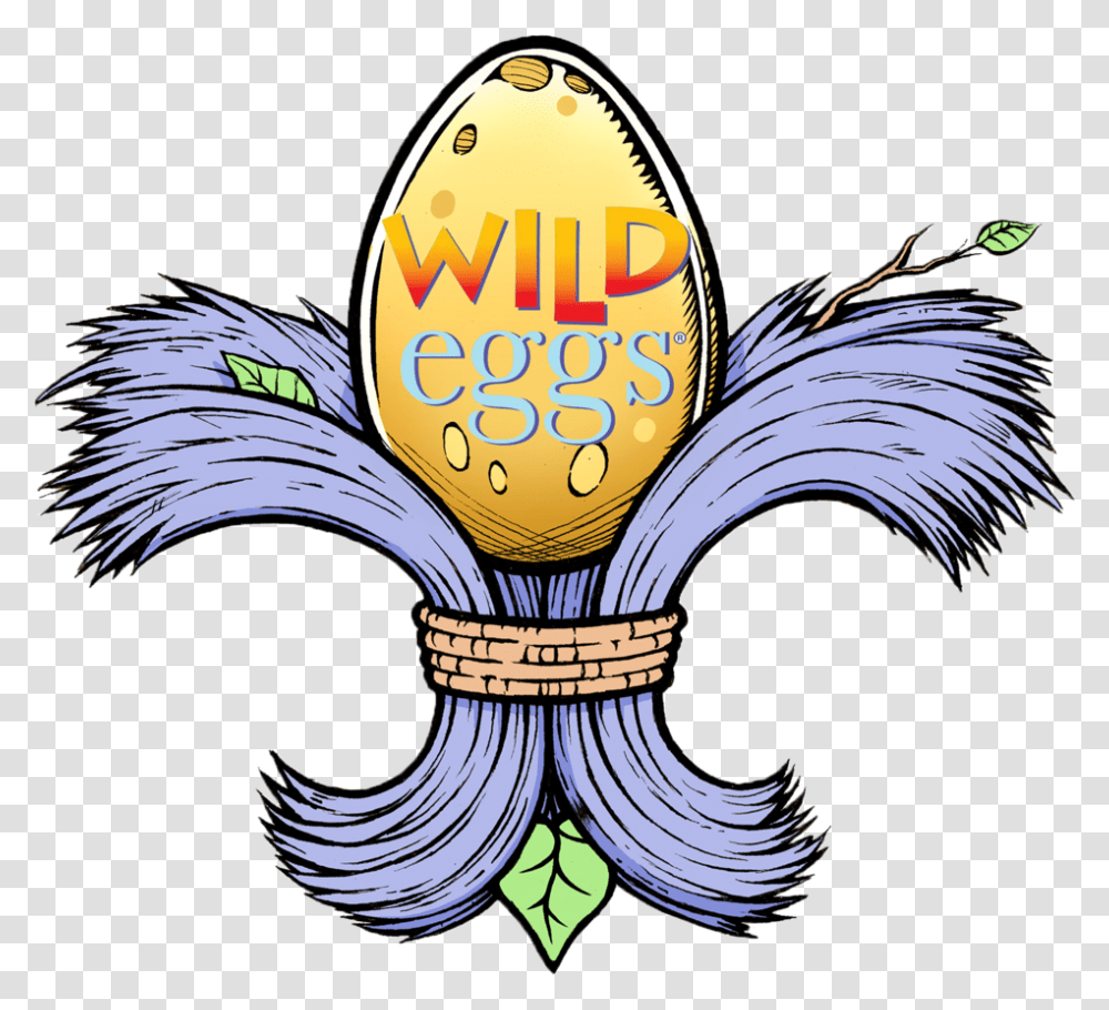 Fleur De Lis Golden Egg W Logo, Bird, Animal, Food, Plant Transparent Png