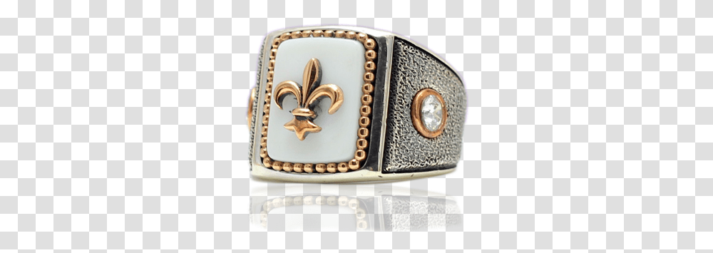 Fleur De Lis Mens Ring Kaan Art Ring, Buckle, Accessories, Accessory, Jewelry Transparent Png