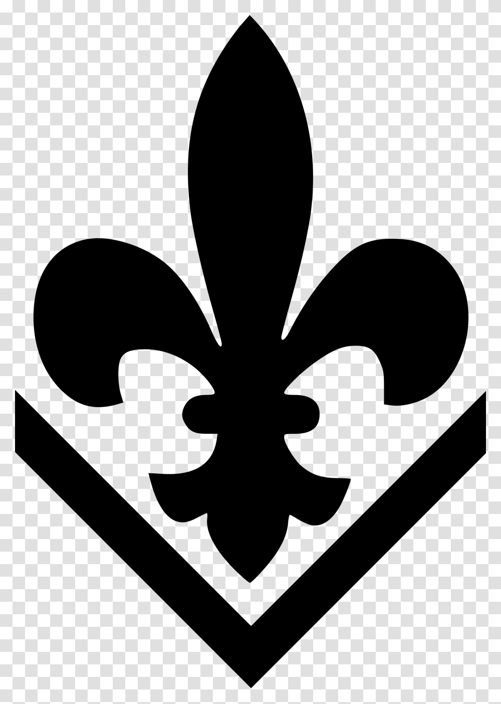 Fleur De Lis New Orleans Saints Clip Art Fleur De Lis Clipart, Gray Transparent Png