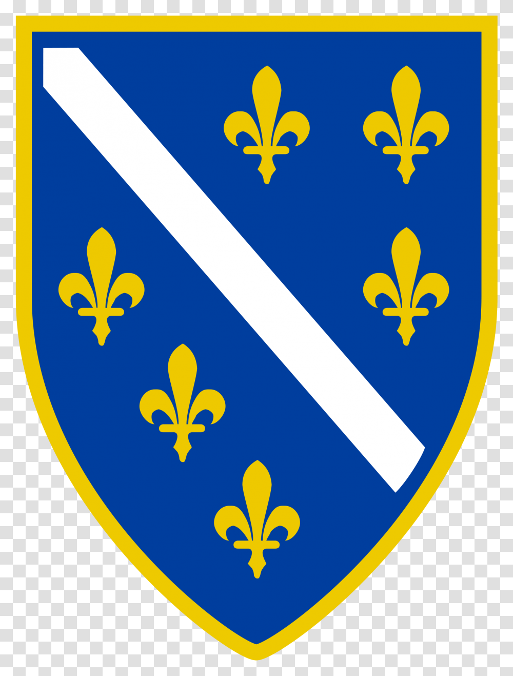 Fleur De Lis Shield Logo Bosnian Coat Of Arms, Armor Transparent Png