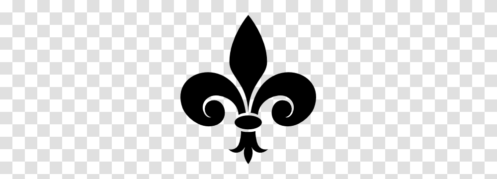 Fleur De Lys Clip Art, Stencil, Silhouette Transparent Png