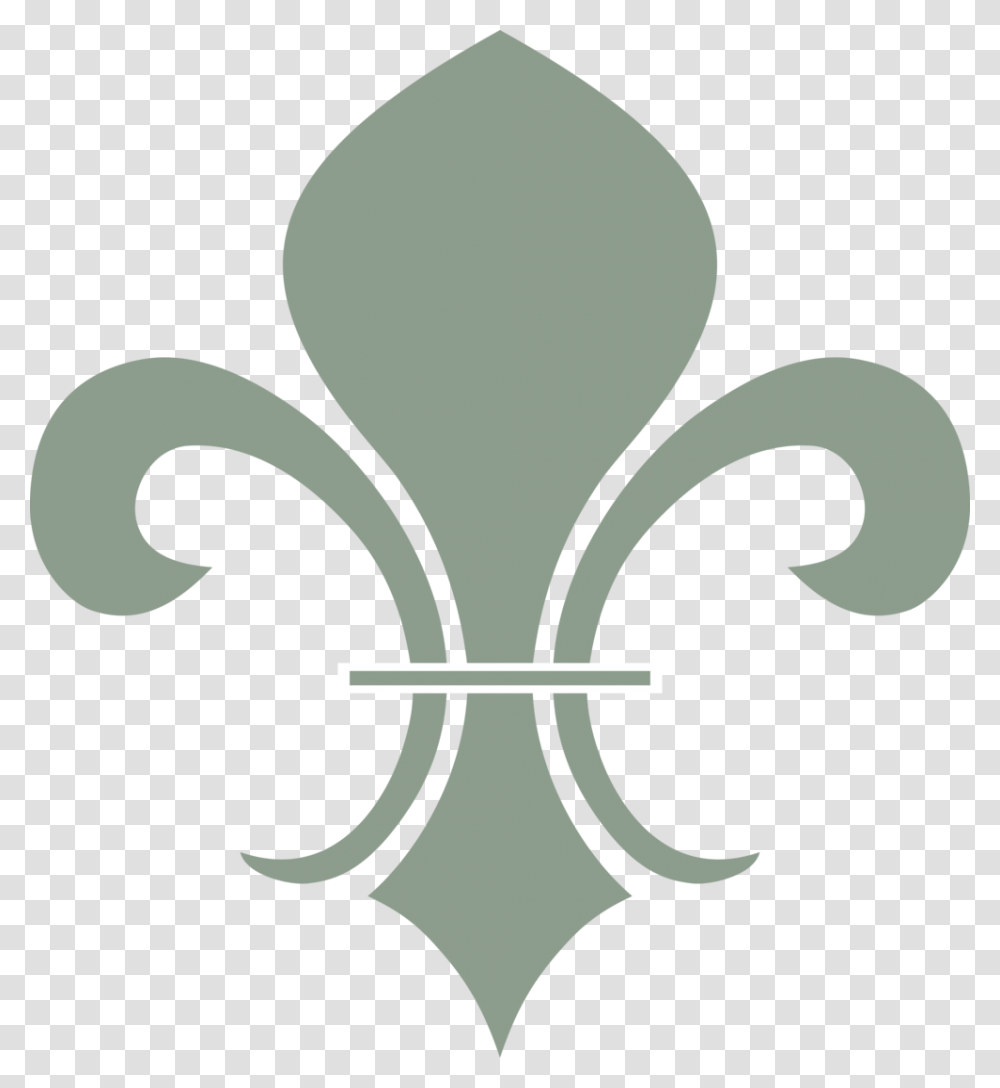 Fleur Green Emblem, Stencil Transparent Png