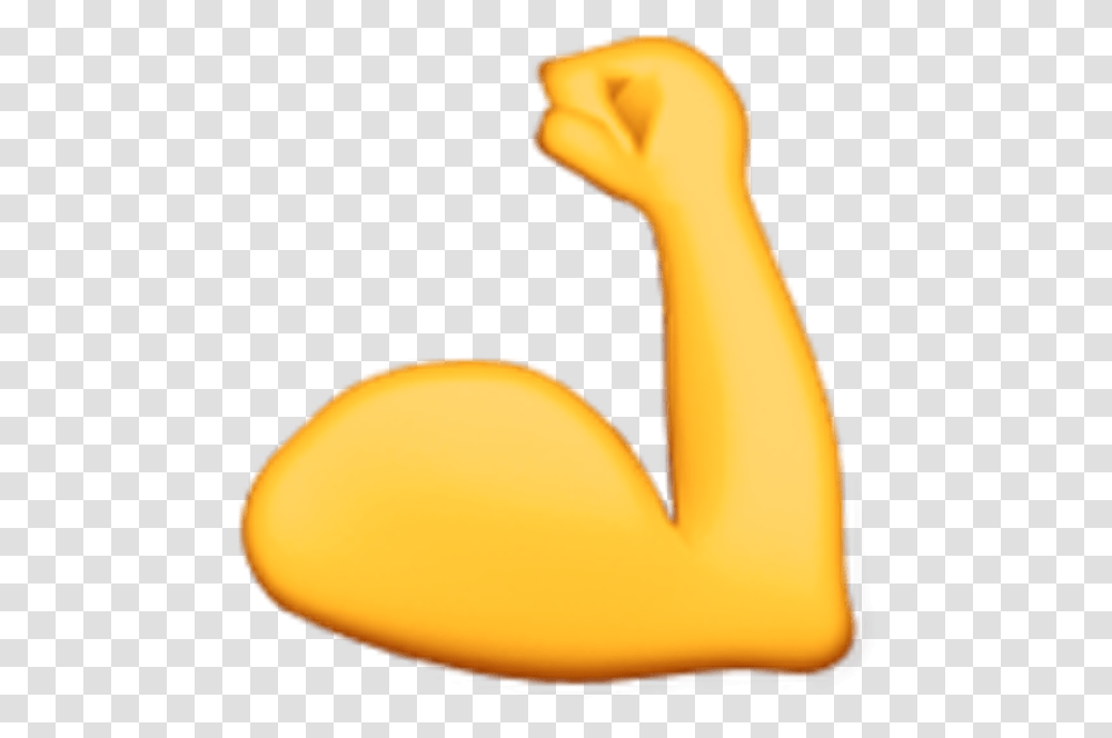 Flex Clipart Of Muscle And Bicep Duck, Banana, Fruit, Plant, Food Transparent Png
