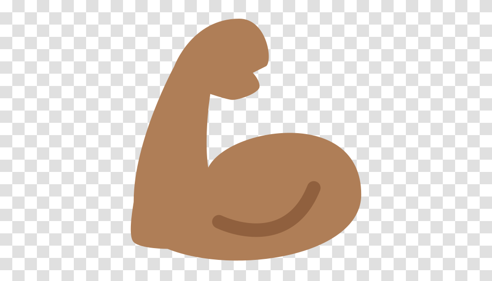 Flexed Biceps Emoji With Medium Dark Skin Tone Meaning, Number, Animal Transparent Png