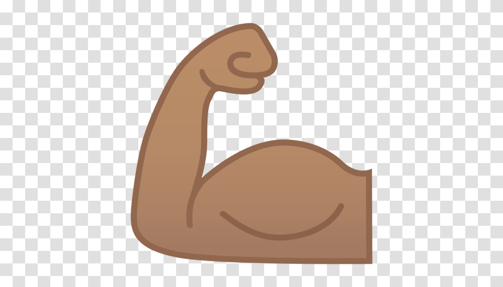 Flexed Biceps Medium Skin Tone Emoji, Animal, Waterfowl, Bird, Axe Transparent Png