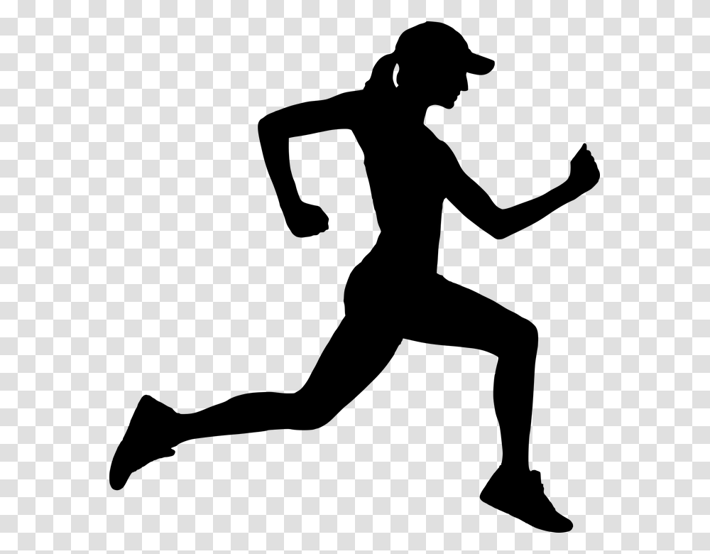 Flexibility Gymnastics Cliparts Fitness Silhouette Woman Running, Gray, World Of Warcraft Transparent Png