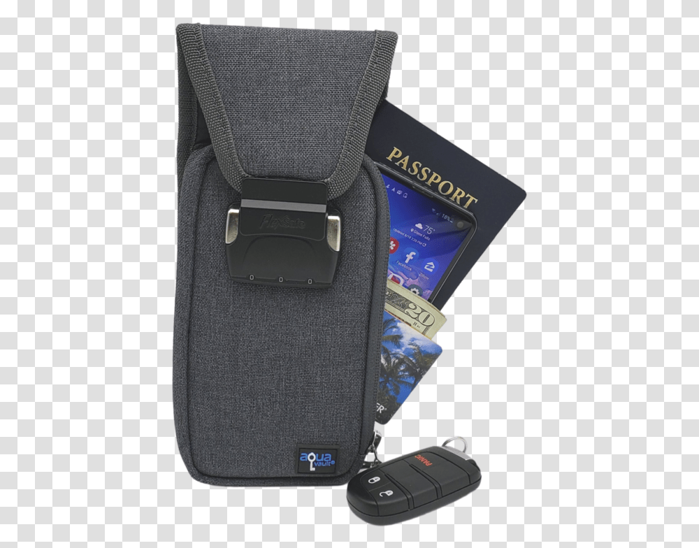 Flexsafe Portable Small Personal Safe Mobile Phone Case, Cushion, Headrest, Purse, Handbag Transparent Png