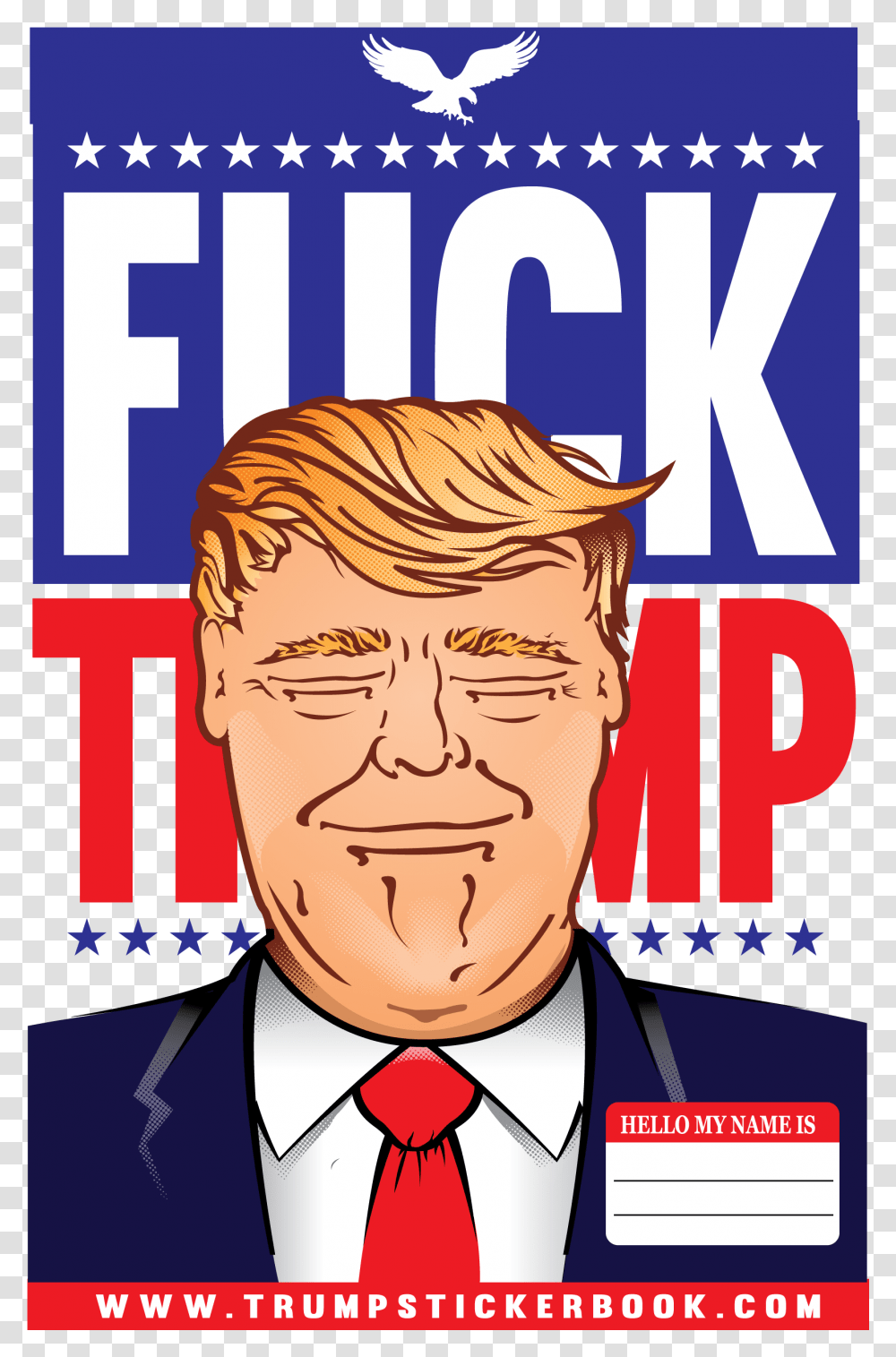 Flick Trump Sticker Book Cartoon, Poster, Advertisement, Flyer, Paper Transparent Png
