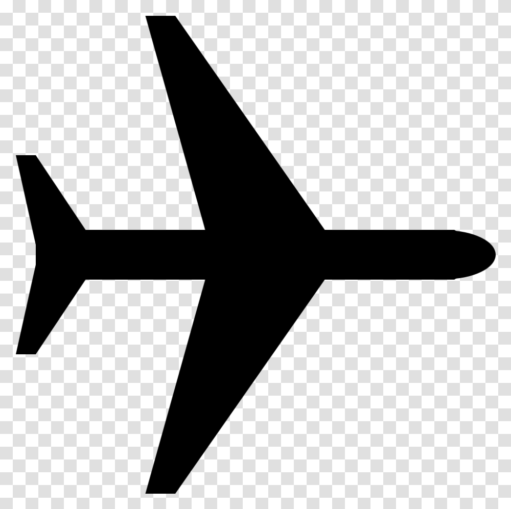 Flight Airplane Rail Transport Computer Icons Aircraft Airplane Logo, Gray Transparent Png