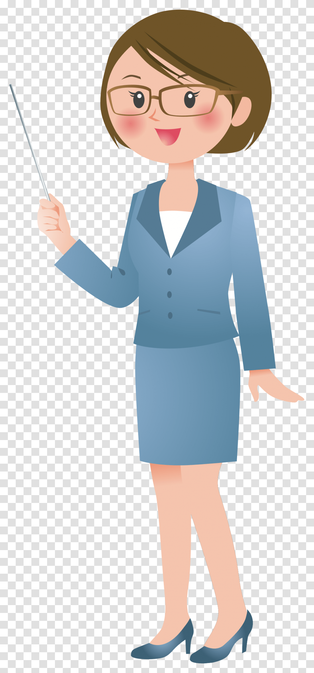 Flight Attendant Clipart Woman Teacher Clipart, Person, Sleeve, Shirt Transparent Png
