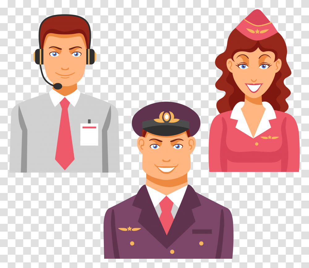 Flight Attendant Serving Clipart, Person, Human, Military, Military Uniform Transparent Png
