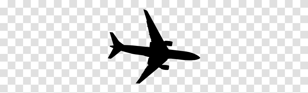 Flight Clipart, Transportation, Vehicle, Aircraft, Silhouette Transparent Png