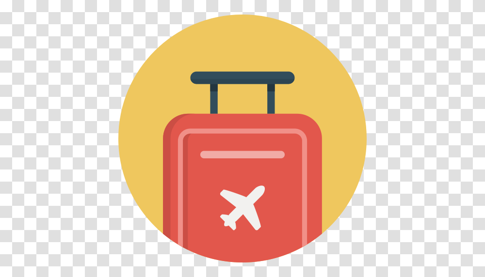 Flight Journey Luggage Suitcase Travel Trip Icon, First Aid, Bag Transparent Png
