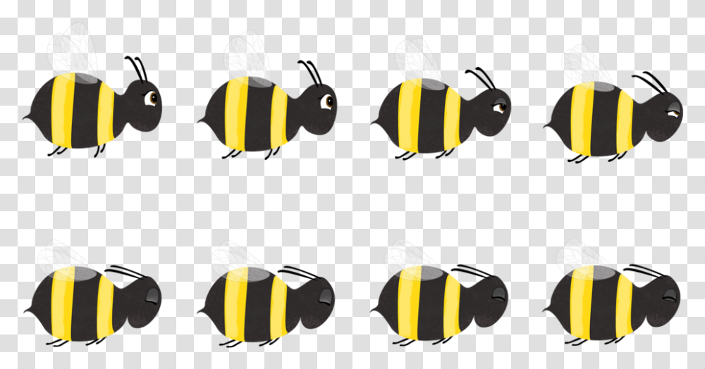 Flight Of The Bumblebee Honeybee, Fish, Animal, Sea Life, Amphiprion Transparent Png