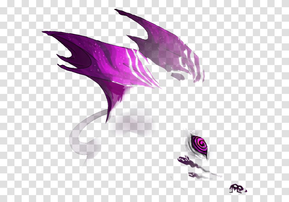 Flight Rising Mirror Dragon, Purple Transparent Png