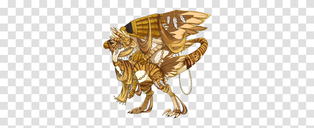 Flight Rising Two Blue And Yellow Dragons, Gold, Jewelry, Accessories, Accessory Transparent Png