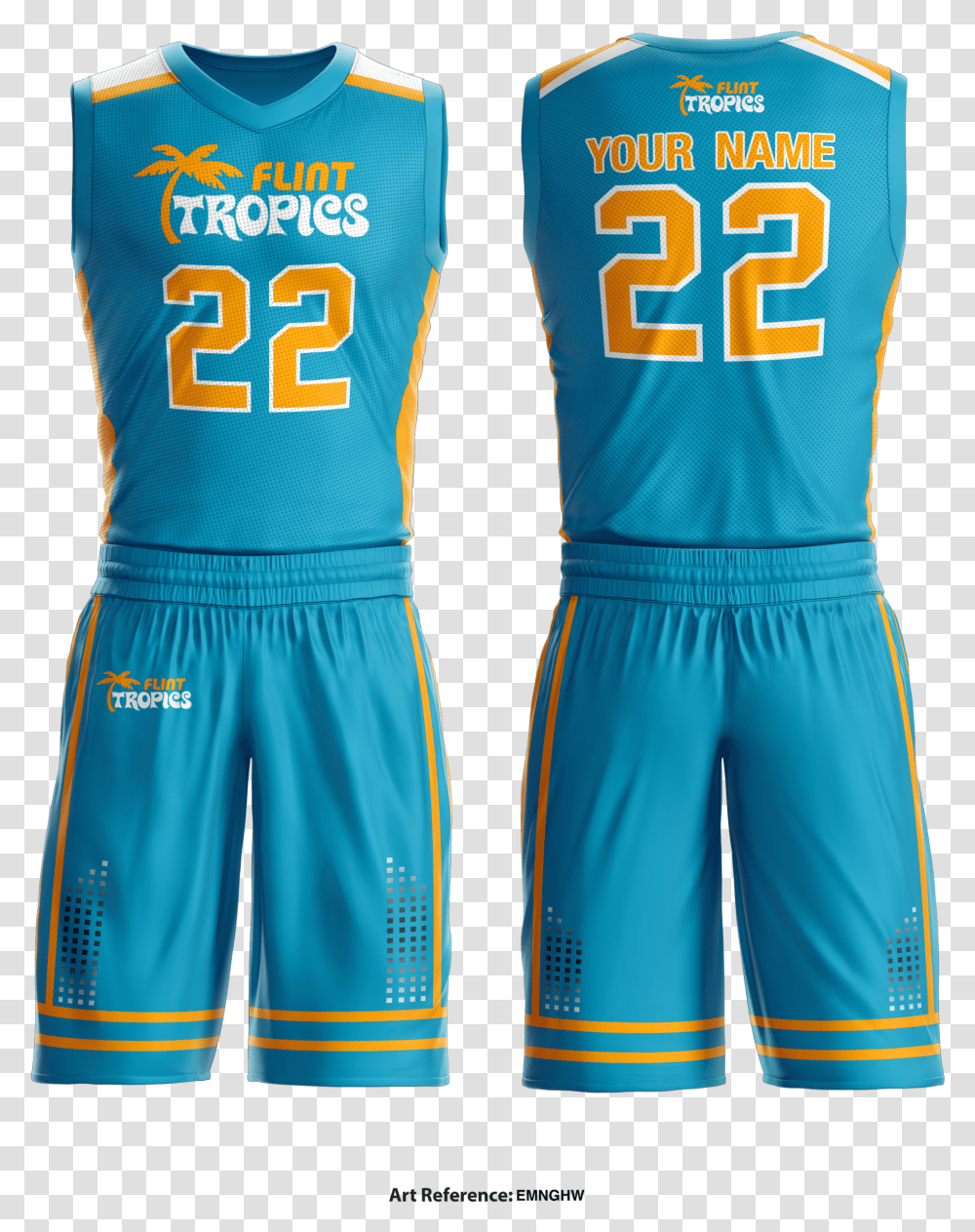 Flint Tropics Basketball Uniform Flint Tropics Full Uniform Transparent Png