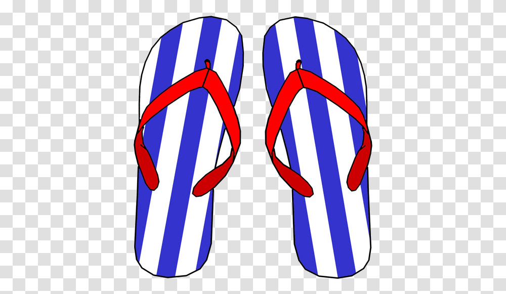 Flip Flop Free Clip Art Red White And Blue Clip Art Flip Flops, Apparel, Footwear, Flip-Flop Transparent Png