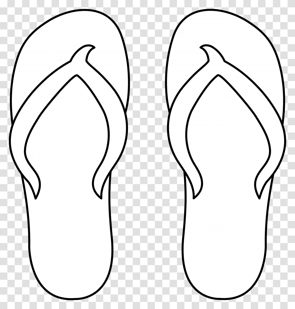 Flip Flops Clipart, Apparel, Footwear, Flip-Flop Transparent Png