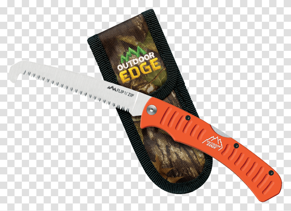 Flip N Zip Saw Outdoor Edge, Weapon, Weaponry, Blade, Knife Transparent Png