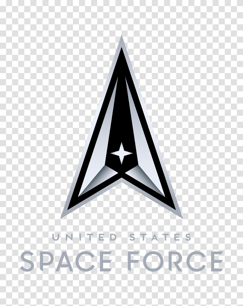 Flipboard Space Force Logo Looks An Awful Lot Like 'star Space Force Semper Supra, Symbol, Star Symbol, Lamp, Trademark Transparent Png