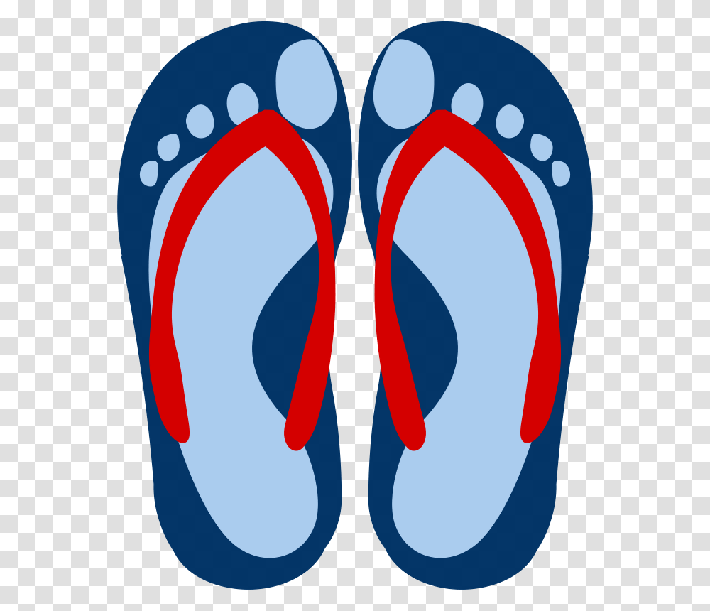 Flipflops Footprint, Apparel, Footwear, Flip-Flop Transparent Png