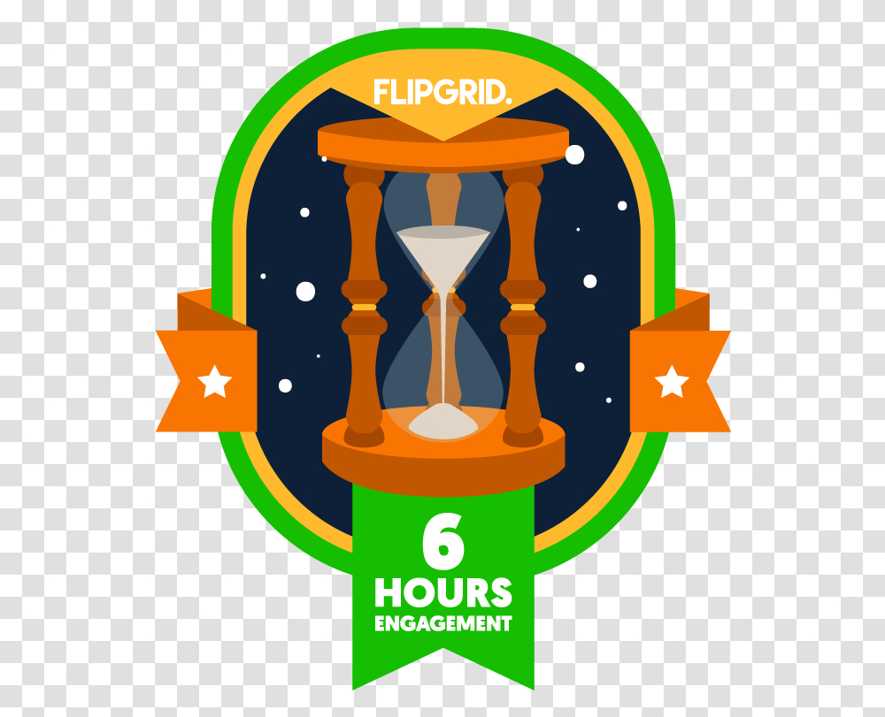 Flipgrid Firestarter Hourglass, Text, Poster, Advertisement Transparent Png