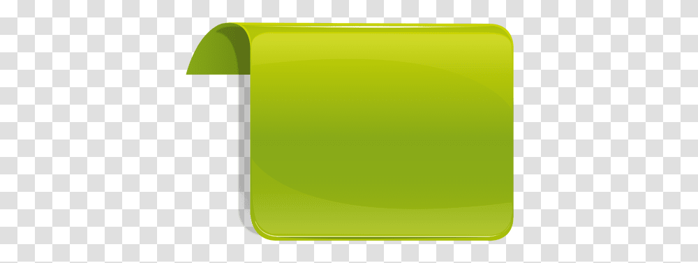 Flipped Label Label, Green, Electronics, Computer, Luggage Transparent Png