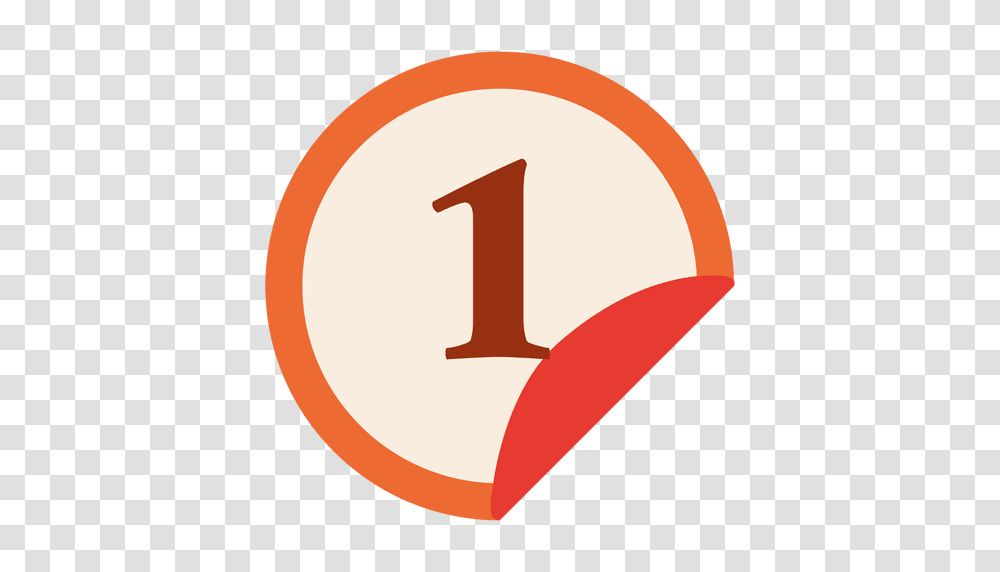 Flipped Place Sticker, Number Transparent Png