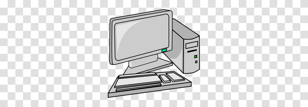 Flipped White Computer Clip Art, Electronics, Pc, Hardware, Desktop Transparent Png