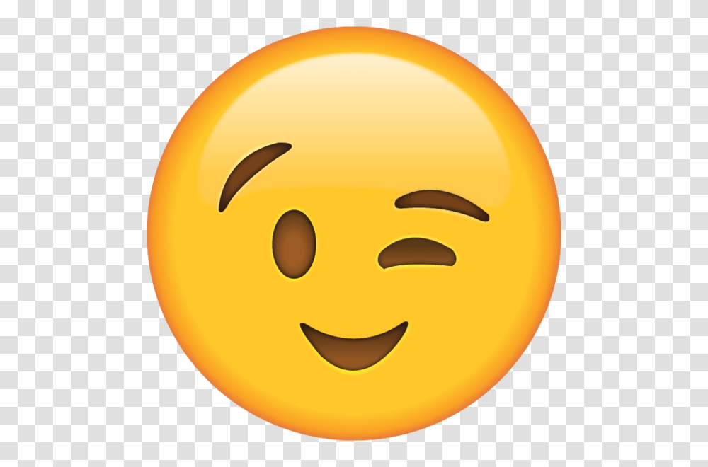 Flirt Or Tease With Ease With This Winking Emoji Thats Wearing, Plant, Food, Produce, Vegetable Transparent Png