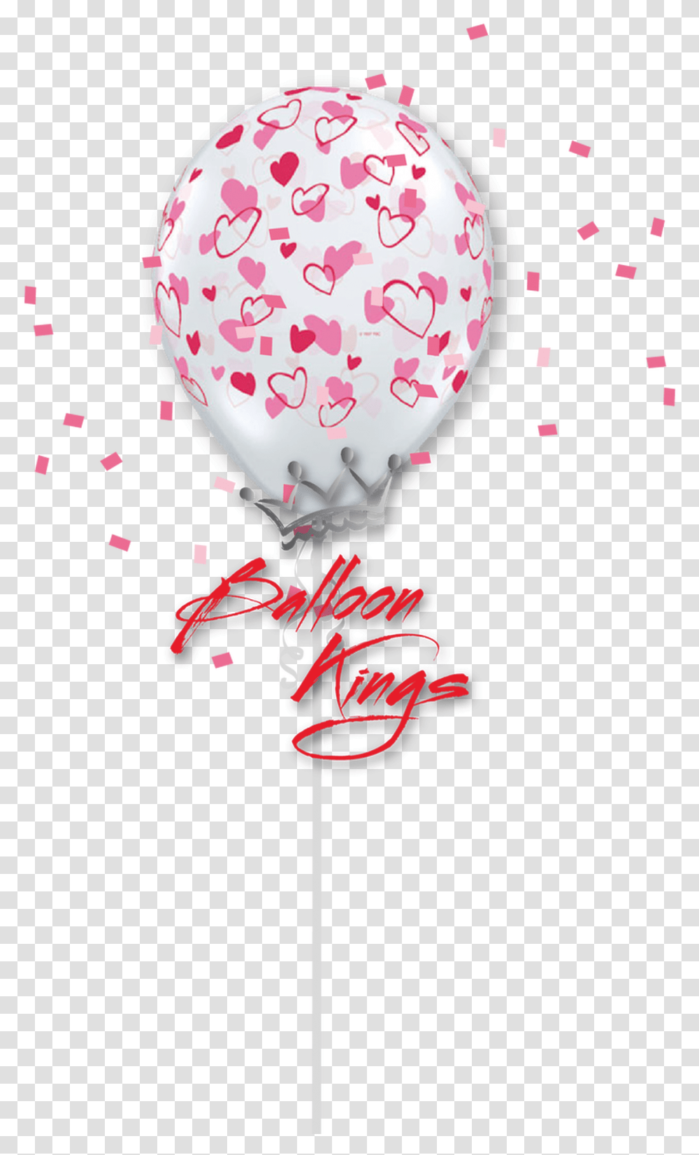 Floating Hearts 11in Latex Clear Red And Pink Hearts Illustration, Ball, Balloon, Paper, Sweets Transparent Png