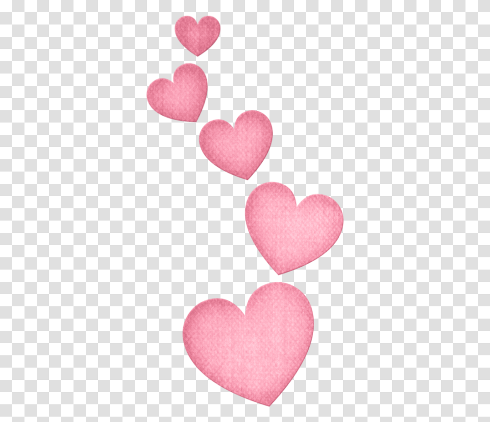 Floating Hearts, Cushion, Pillow, Flower, Plant Transparent Png