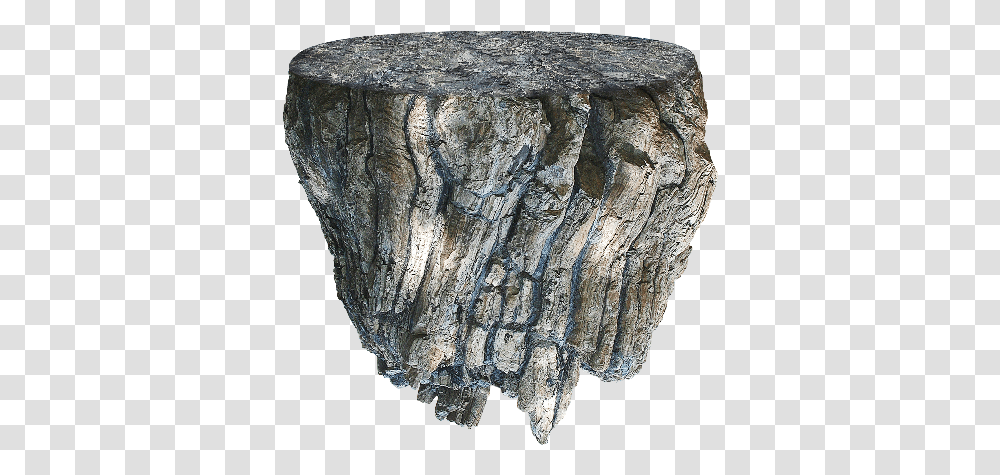Floating Rock, Tree, Plant, Tree Stump, Painting Transparent Png