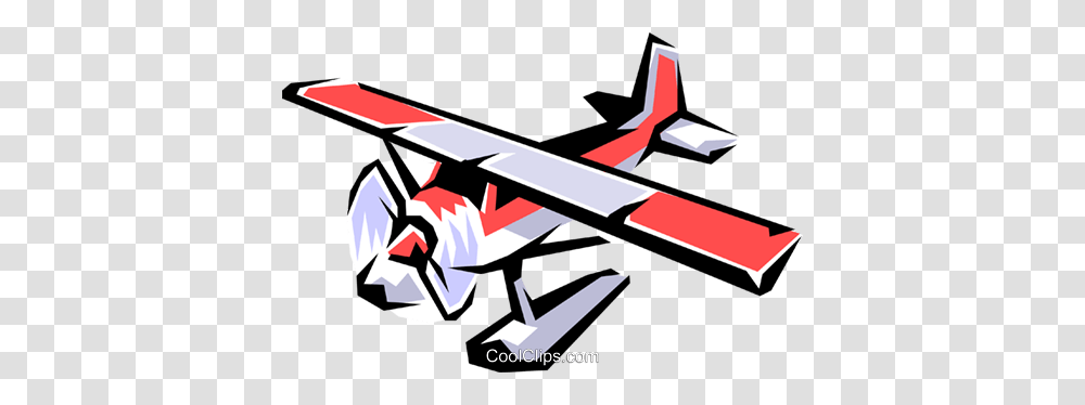 Floatplane Royalty Free Vector Clip Art Illustration, Airplane, Aircraft, Vehicle, Transportation Transparent Png