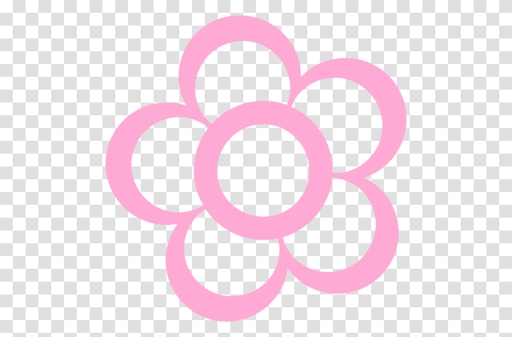 Floer Clip Art Pink Flower Outline Clip Art, Logo Transparent Png