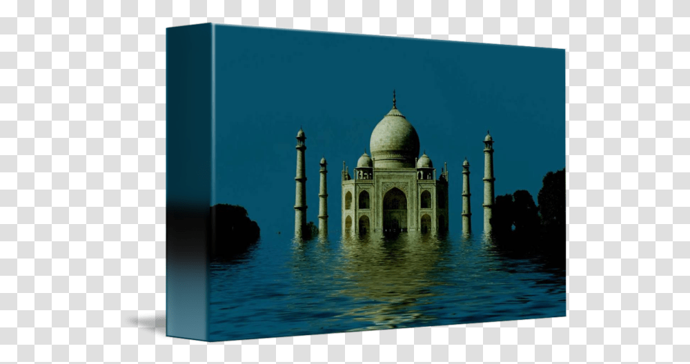 Flood Taj Mahal, Dome, Architecture, Building, Mosque Transparent Png
