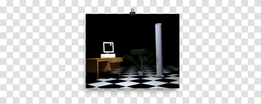 Floor, Furniture, Table, Desk, Computer Transparent Png