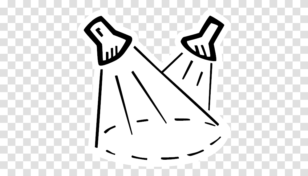 Floor Lights Party Play Stage Theatre Icon New Years Hand, Clothing, Apparel, Party Hat, Cone Transparent Png