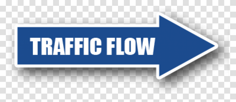 Floor Marking Blue Directional Arrow Traffic Flow Traffic Flow Directional Arrows, Label, Logo Transparent Png