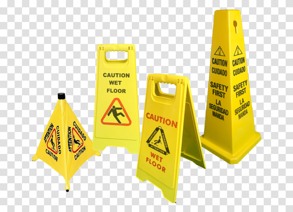 Floor Metal Signs Triangle, Fence, Barricade Transparent Png