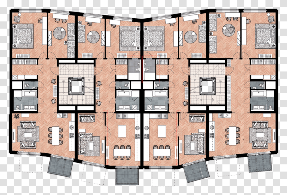 Floor Plan, Diagram, Plot, Clock Tower, Architecture Transparent Png