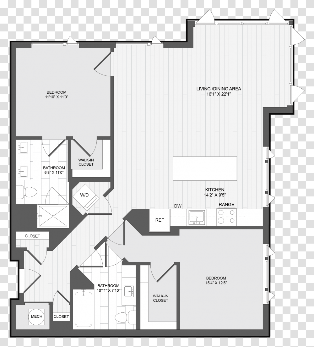 Floor Plan, Diagram, Plot Transparent Png