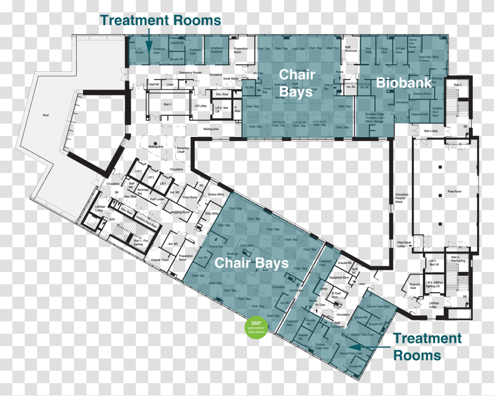 Floor Plan Level 6 Chemotherapy Treatment Floor Plan, Diagram, Building, Paper Transparent Png