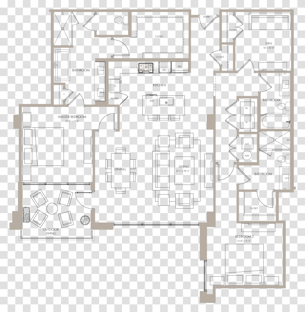 Floor Plan Pdf, Diagram, Plot Transparent Png