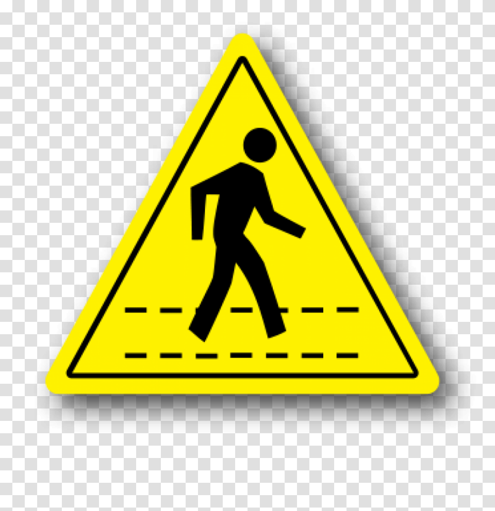 Floor Signage Safe Walk Signs Self Adhesive Floor Safety Signs, Person, Human, Road Sign Transparent Png