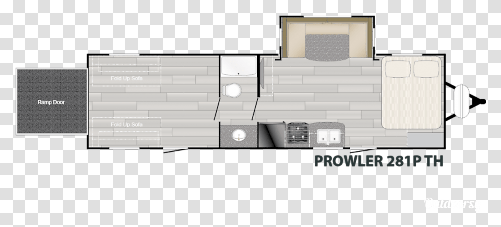Floorplan 2020 Heartland Prowler 281th Madisonville Prowler 281p Th, Electronics, Screen, Monitor, Diagram Transparent Png