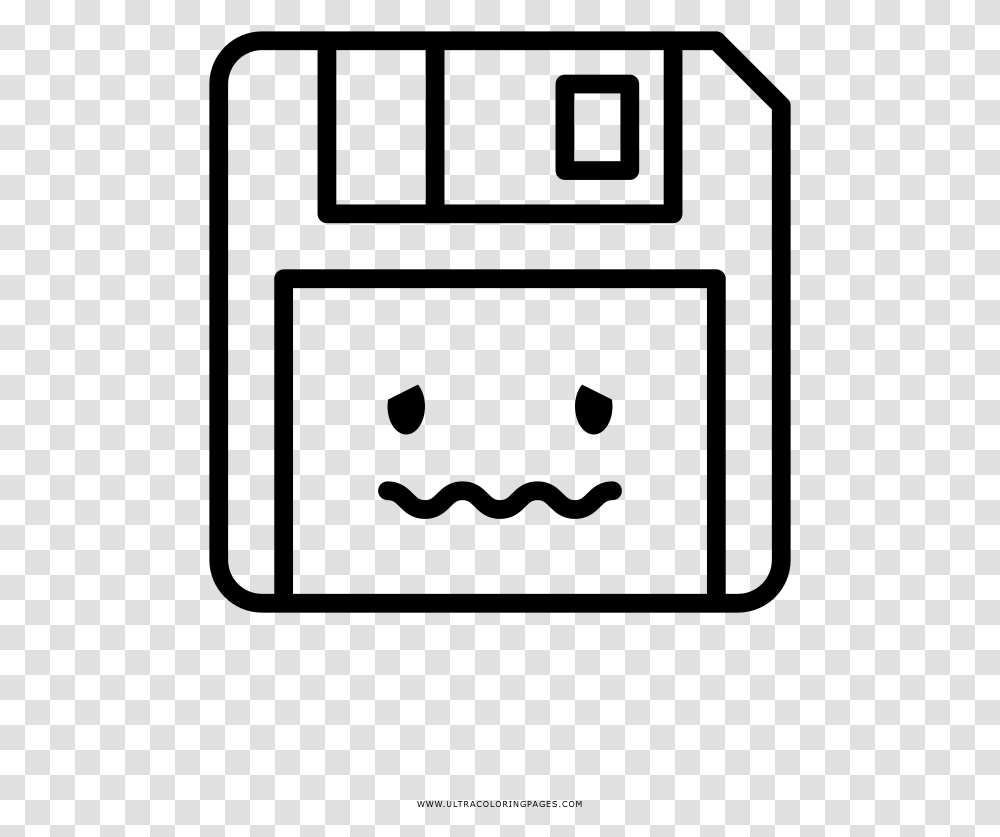 Floppy Disk Disco Flexible Dibujo, Gray, World Of Warcraft Transparent Png