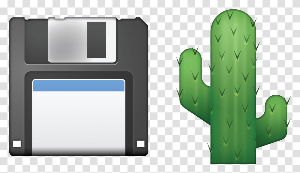 Floppy Disk Emoji, Plant, Cactus Transparent Png